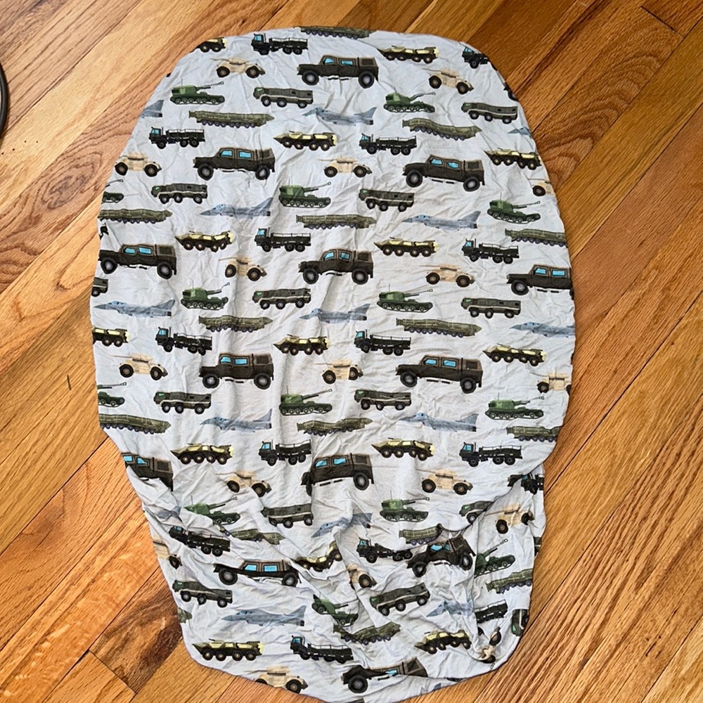 Posh Peanut Cash changing pad cover